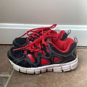 Boy’s Red & Black Sneakers 🕷
